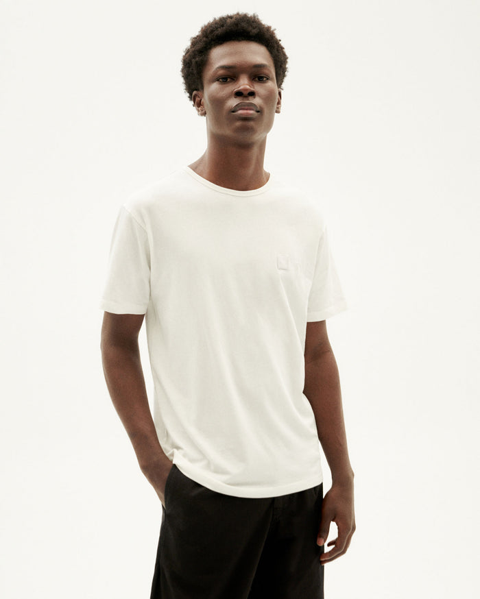 Thinking Mu Camiseta Blanca Plain Sol