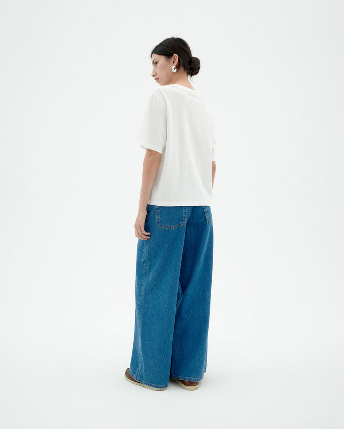 Thinking Mu Camiseta Blanca Sailor Dog Lucia