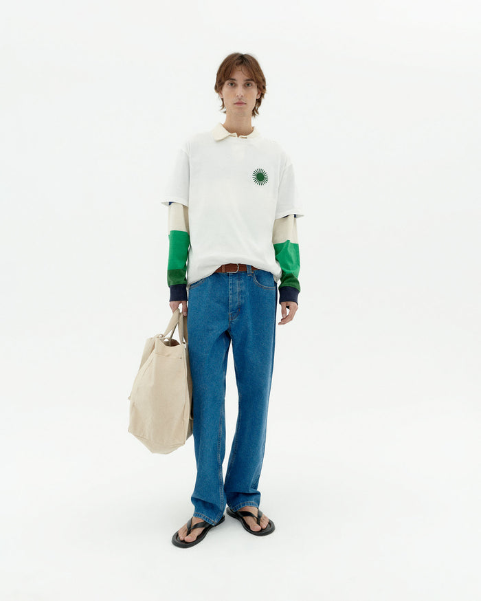 Thinking Mu Camiseta Blanca Sol Type Aaron