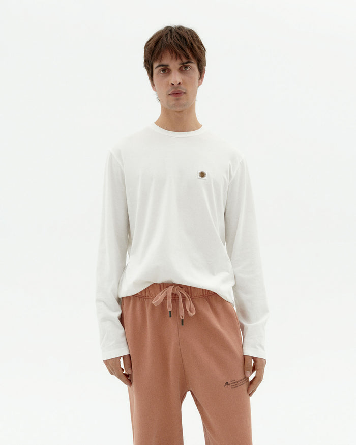 thinking mu Camiseta blanca sol type Emilio