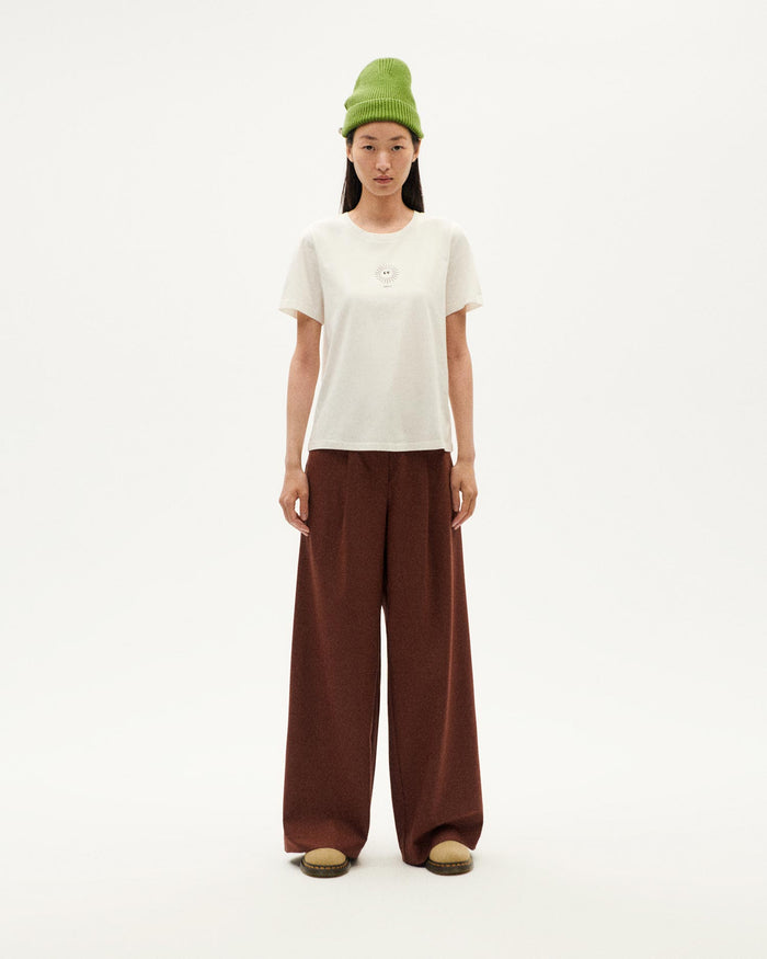 Thinking Mu Camiseta Blanca Soleil Ida