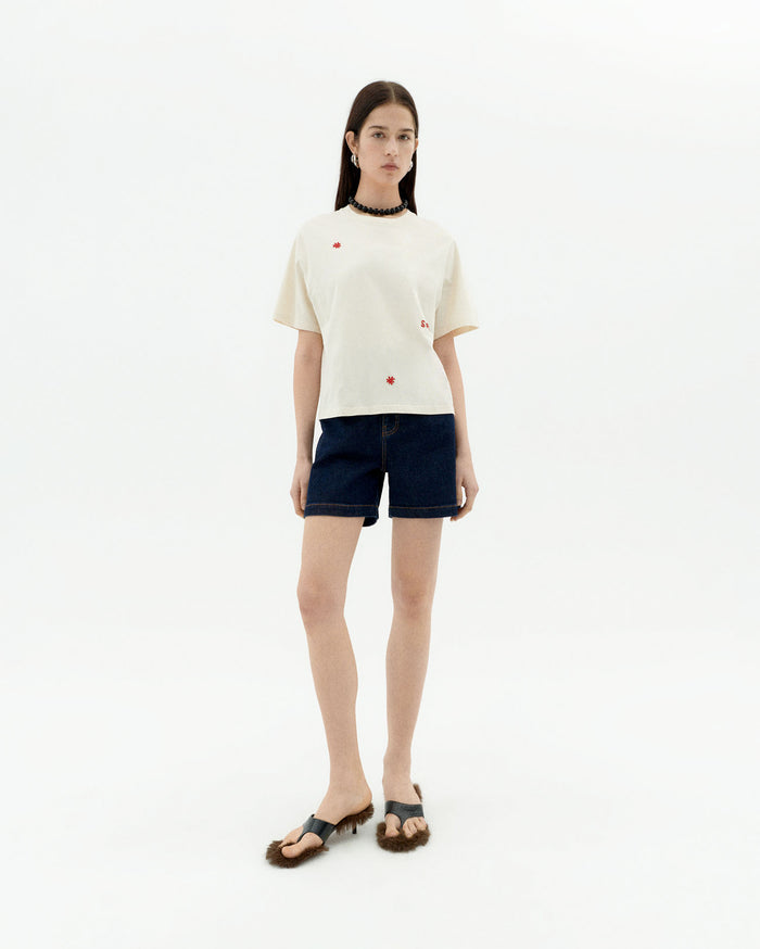 Thinking Mu Camiseta Blanca Solsol Lucia