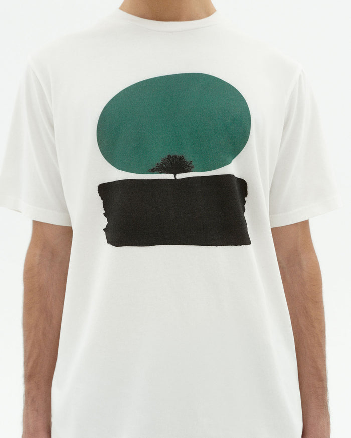 Thinking Mu Camiseta Blanca Trees Zach