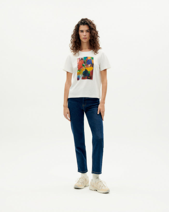 Thinking Mu Camiseta Flores Colors Feuz Ida