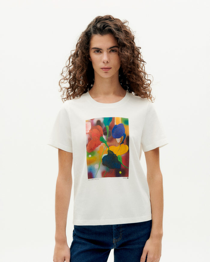 Thinking Mu Camiseta Flores Colors Feuz Ida