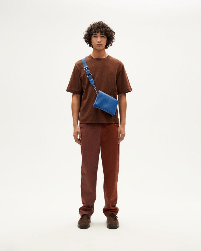 Thinking Mu Camiseta Gruesa Marrón Hemp Roy