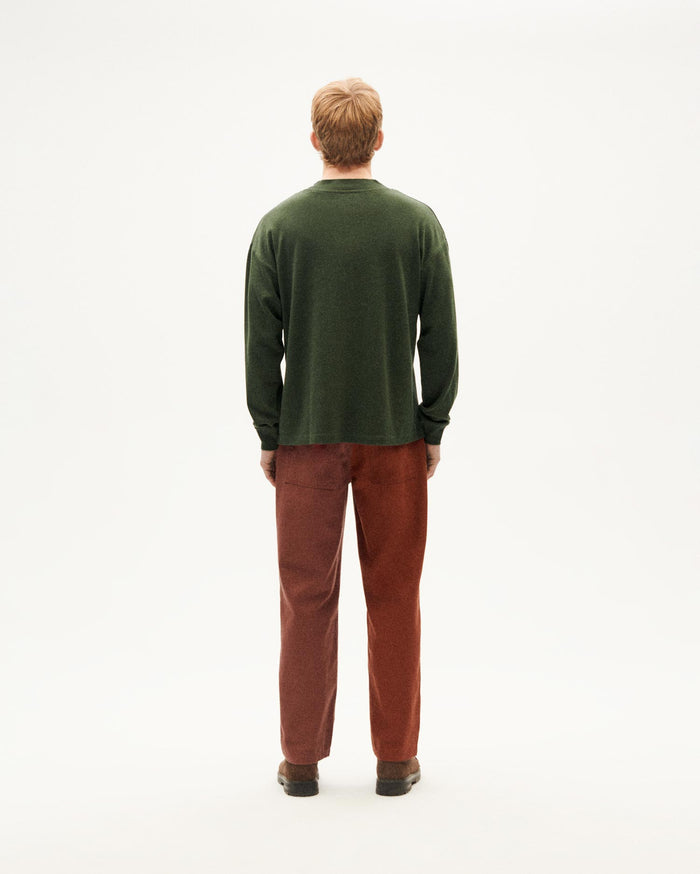 Thinking Mu Camiseta Gruesa Verde Hemp Doug