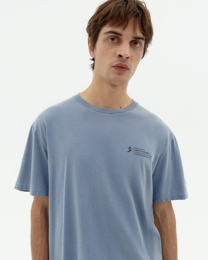 Thinking Mu Camiseta Indigo Tinte Natural Unisex