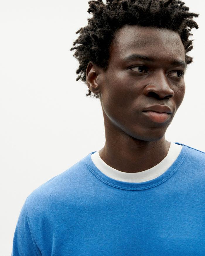 Thinking Mu Camiseta Ligera Azul Hemp