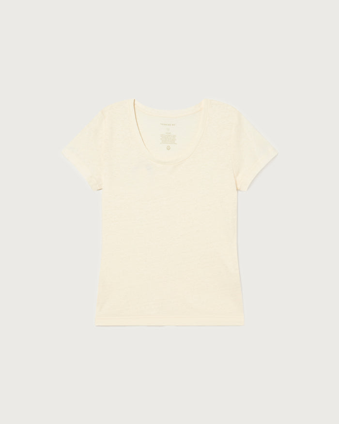 thinking mu Camiseta ligera cruda Hemp Regina