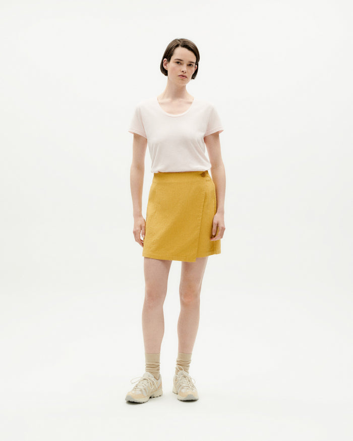 Thinking Mu Camiseta Ligera Rosa Claro Hemp Regina