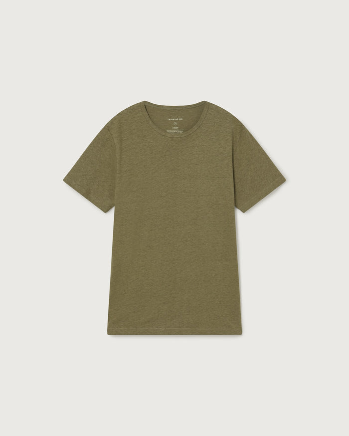 thinking mu Camiseta ligera verde Hemp