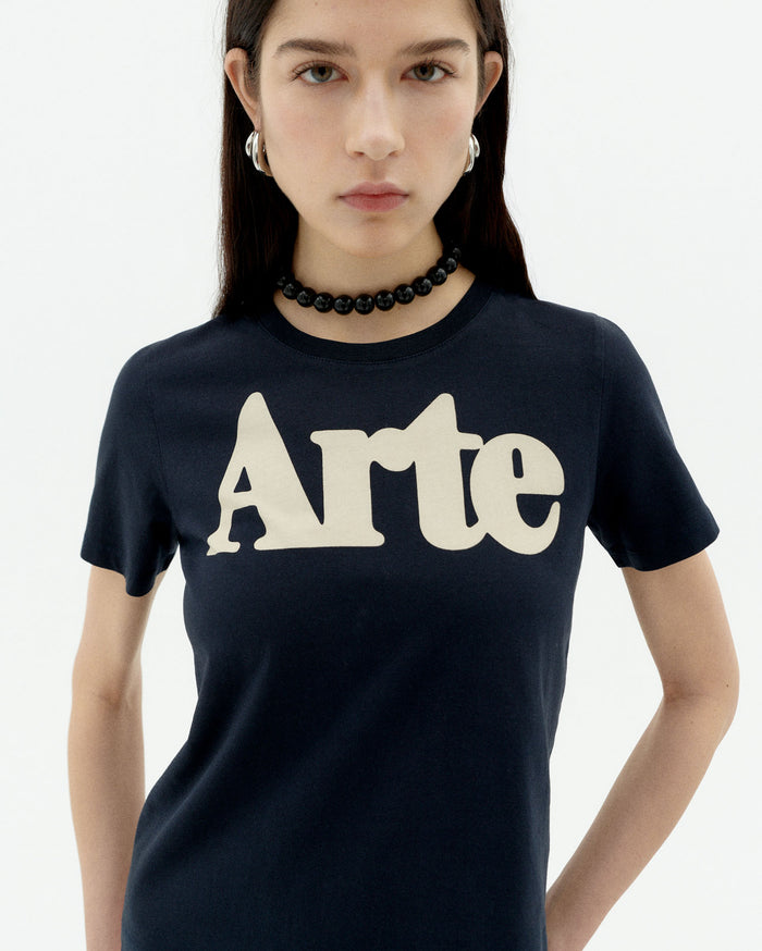 Thinking Mu Camiseta Navy Arte Ida