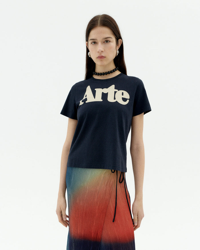 thinking mu Camiseta navy arte Ida