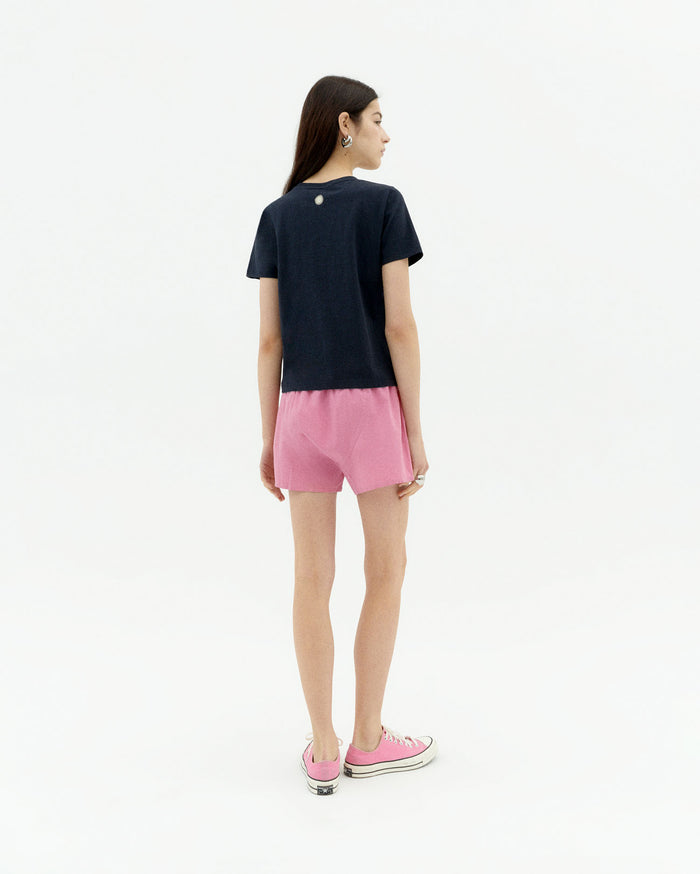 Thinking Mu Camiseta Navy Classic Sol Ida