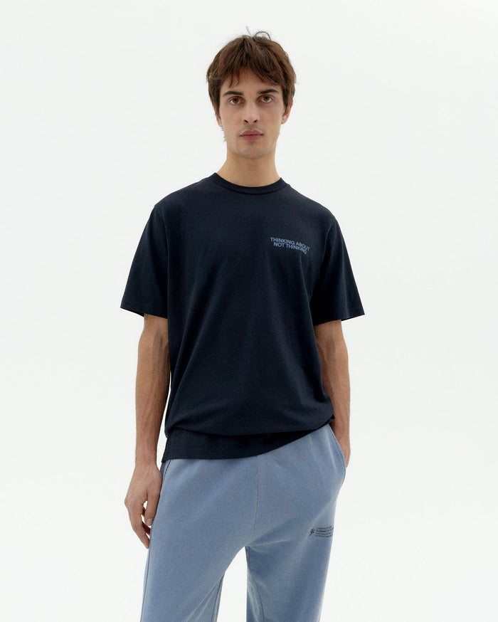 Thinking Mu Camiseta Navy Not Thinking Zach