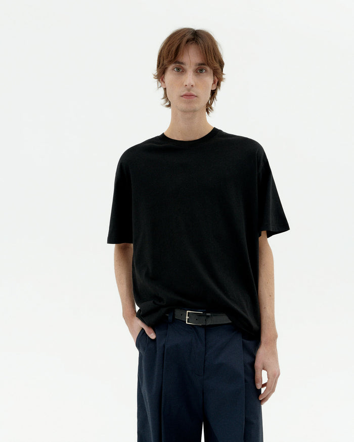 thinking mu Camiseta negra Aaron