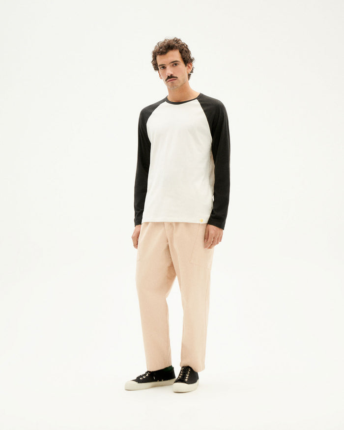 Thinking Mu Camiseta Negra Baseball