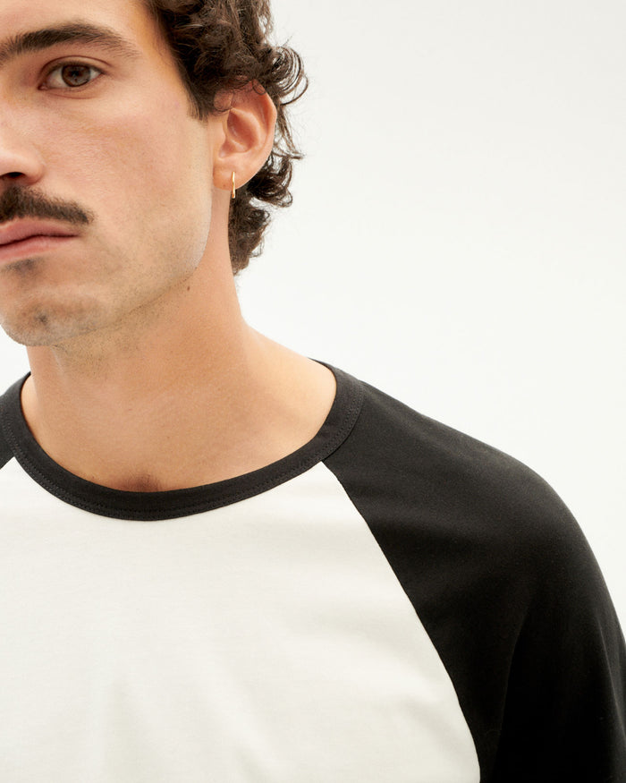 Thinking Mu Camiseta Negra Baseball