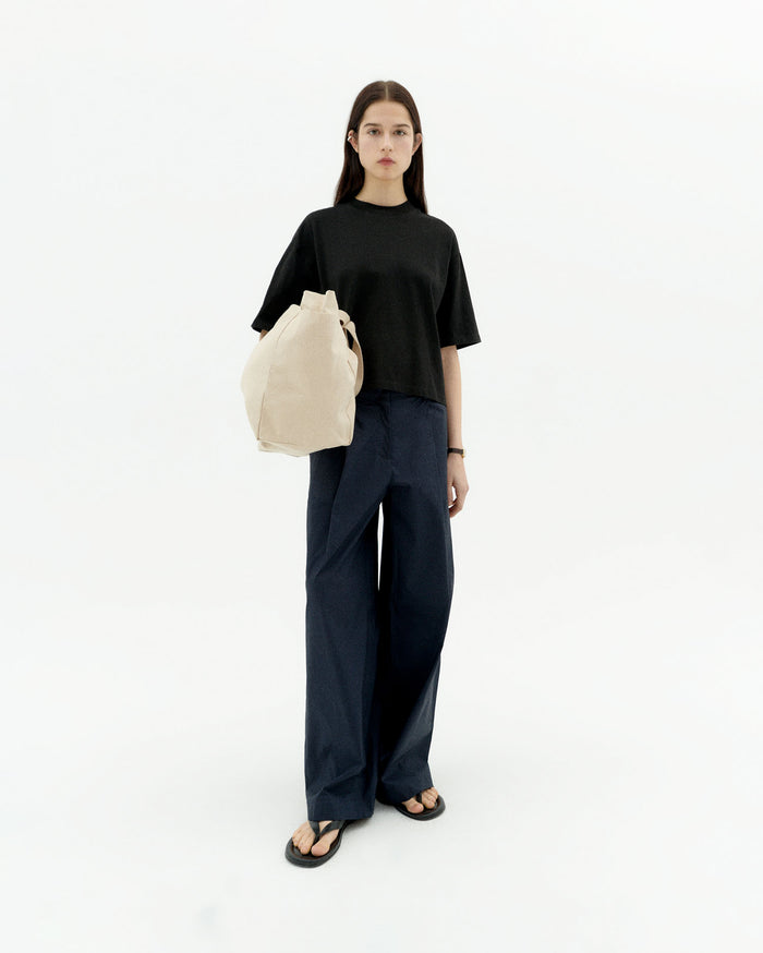 Thinking Mu Camiseta Negra Lena