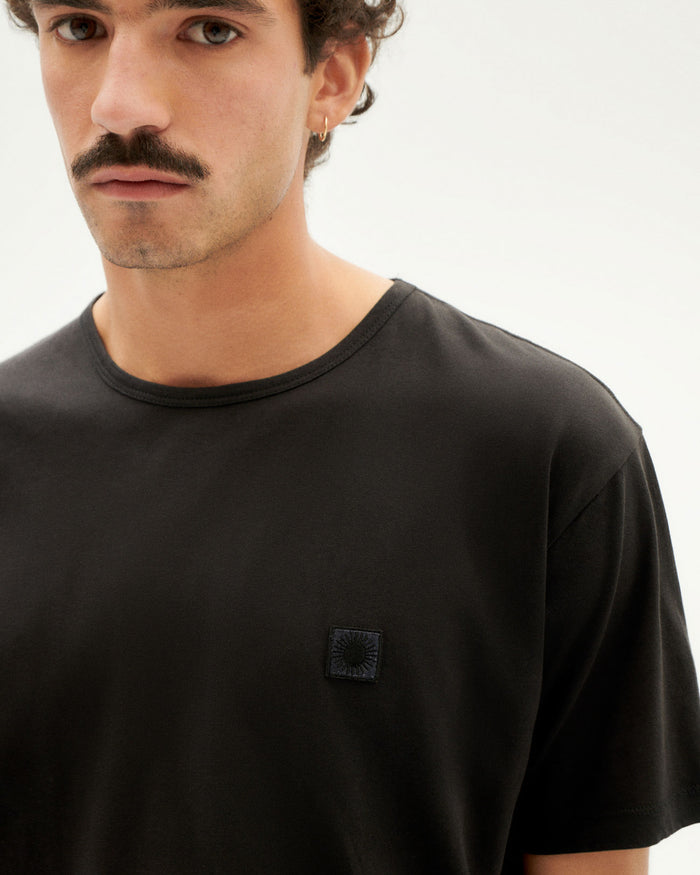 Thinking Mu Camiseta Negra Plain Sol