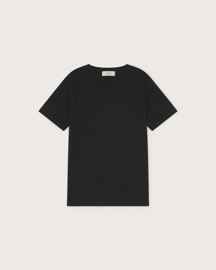 thinking mu Camiseta negra plain Sol