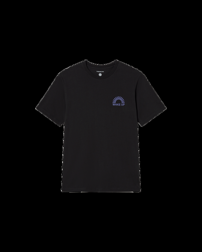 thinking mu Camiseta negra Wake up