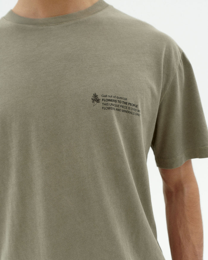 Thinking Mu Camiseta Nut Tinte Natural Unisex