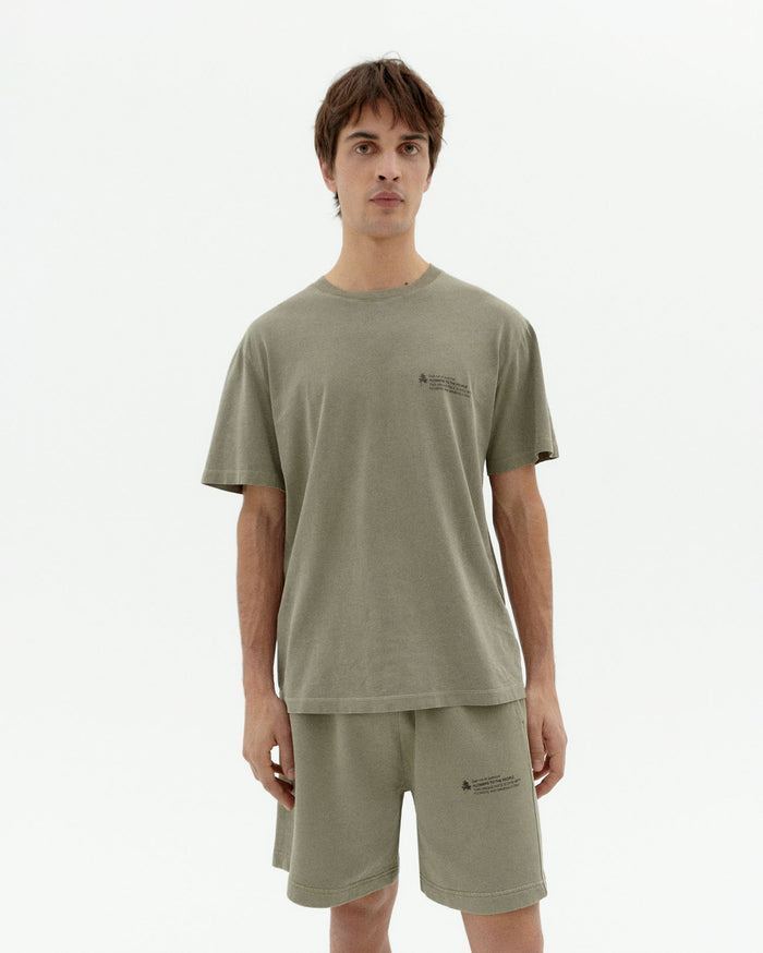 thinking mu Camiseta Nut tinte natural unisex