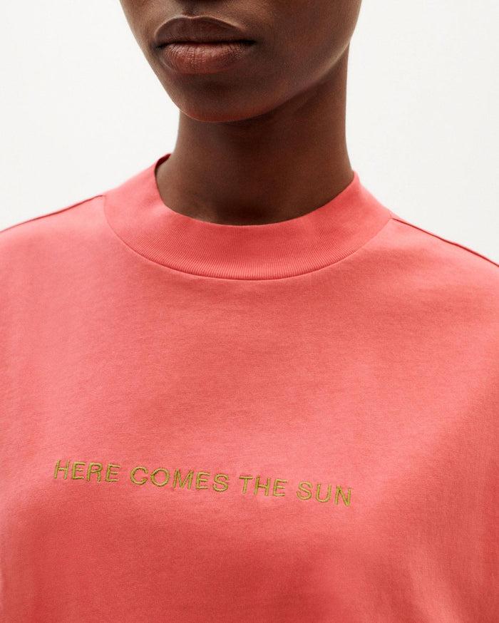 Thinking Mu Camiseta Rosa Here Comes The Sun
