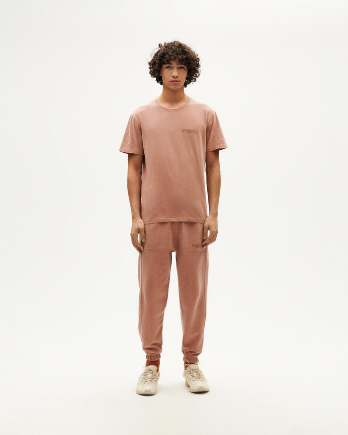 Thinking Mu Camiseta Tierra Tinte Natural Hombre