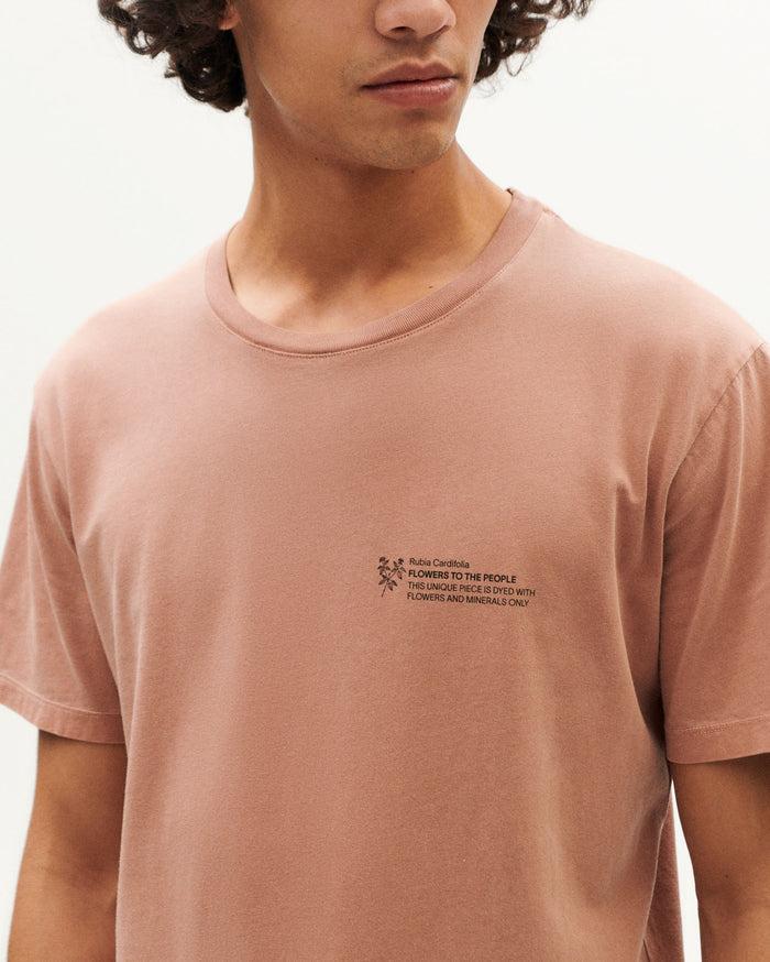 Thinking Mu Camiseta Tierra Tinte Natural Hombre