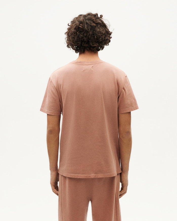 Thinking Mu Camiseta Tierra Tinte Natural Hombre