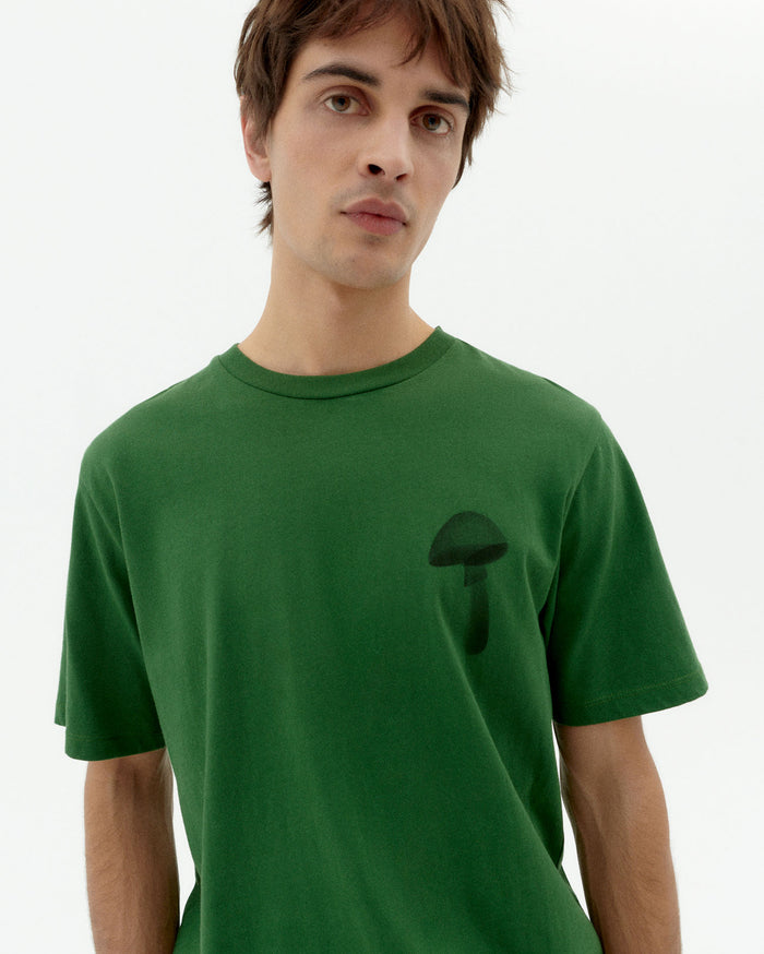 Thinking Mu Camiseta Verde Funghi Zach