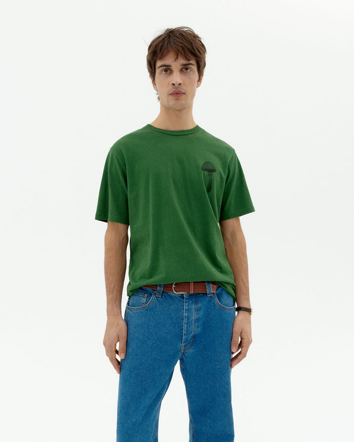 thinking mu Camiseta verde funghi Zach