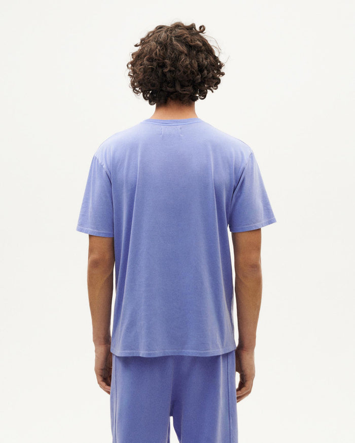 Thinking Mu Camiseta Violeta Tinte Natural Hombre