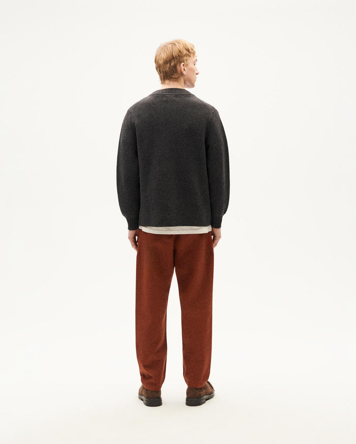 Thinking Mu Cárdigan Gris Lana Nico