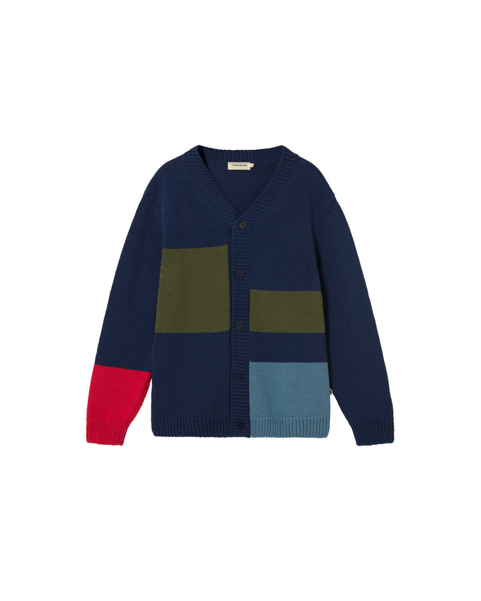 Thinking Mu Cárdigan Navy Punto Nico