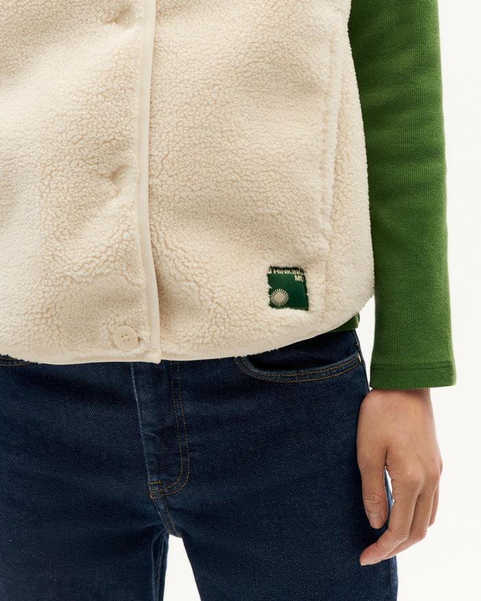 Thinking Mu Chaleco Crudo Borreguito Jay