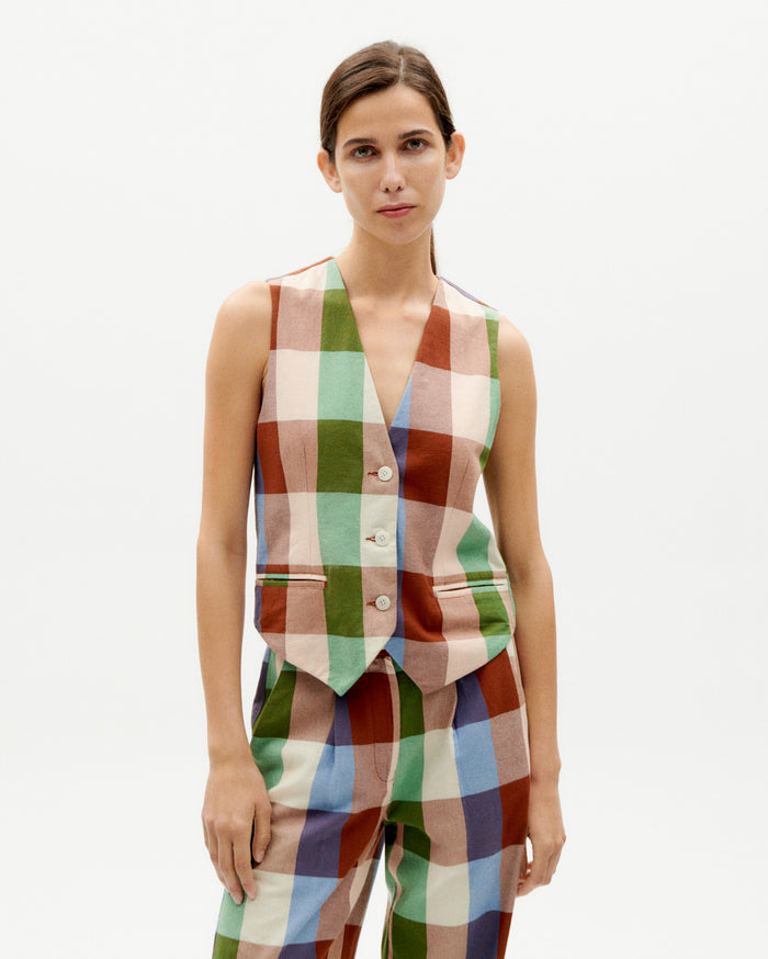 Thinking Mu Chaleco Multicolor Edith