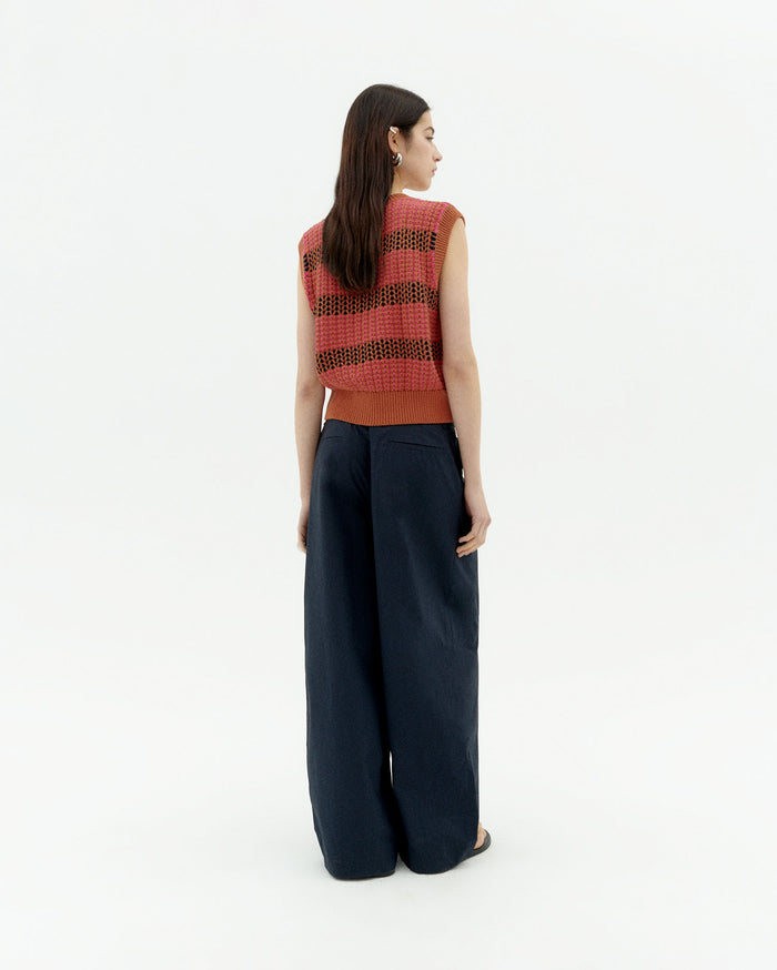 Thinking Mu Chaleco Multicolor Punto Aria