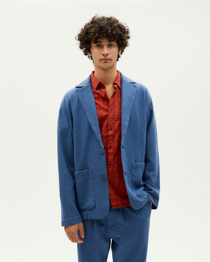 Thinking Mu Chaqueta Azul Astor