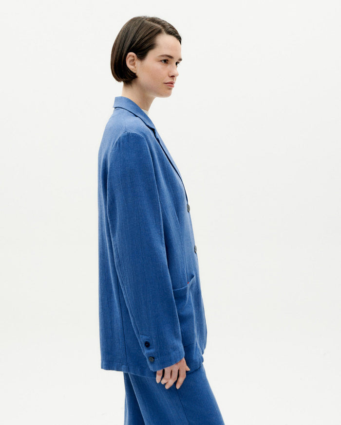 Thinking Mu Chaqueta Azul Bruna