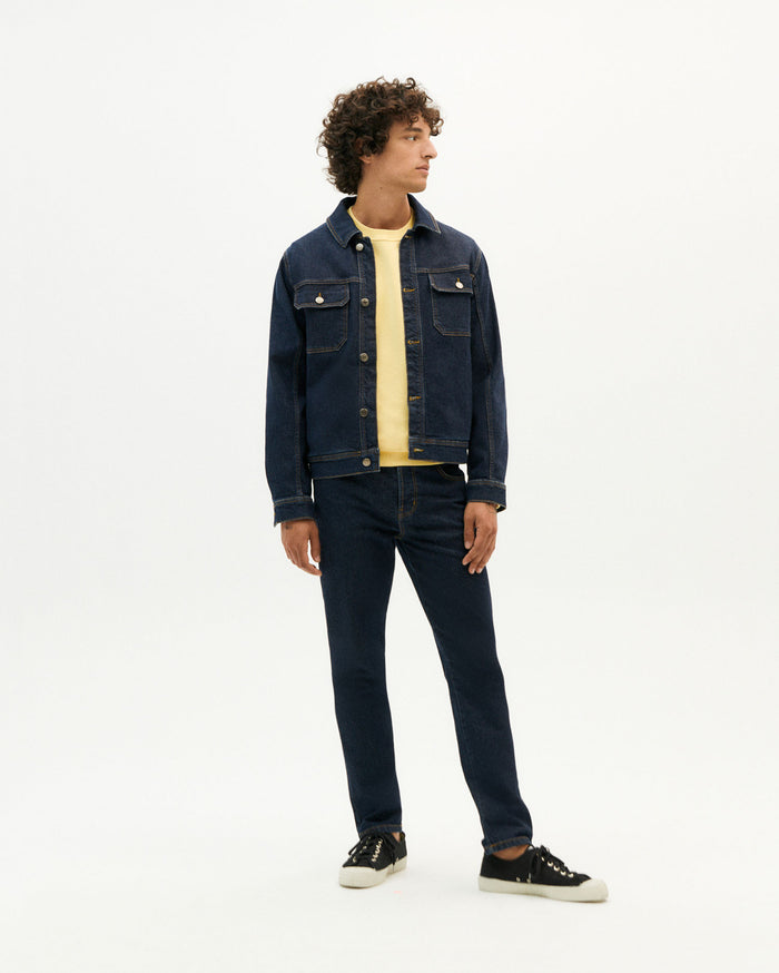 Thinking Mu Chaqueta Dark Clean Denim Odonata