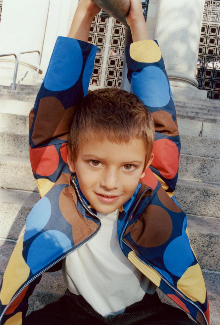 Thinking Mu Chaqueta Dark Small Dots Grapes