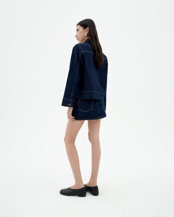 Thinking Mu Chaqueta Denim Medium Wash Debbie