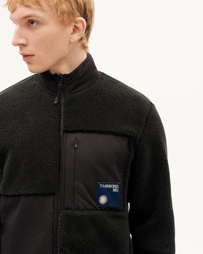 Thinking Mu Chaqueta Negra Borreguito Mitchel