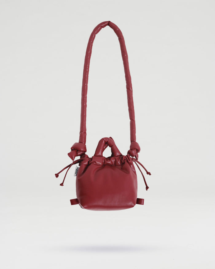 thinking mu Cherry Red Micro Ona vegan leather bag