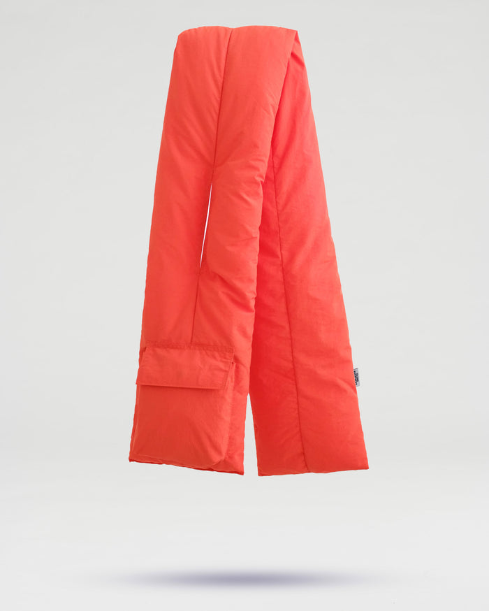 thinking mu Coral Padded scarf
