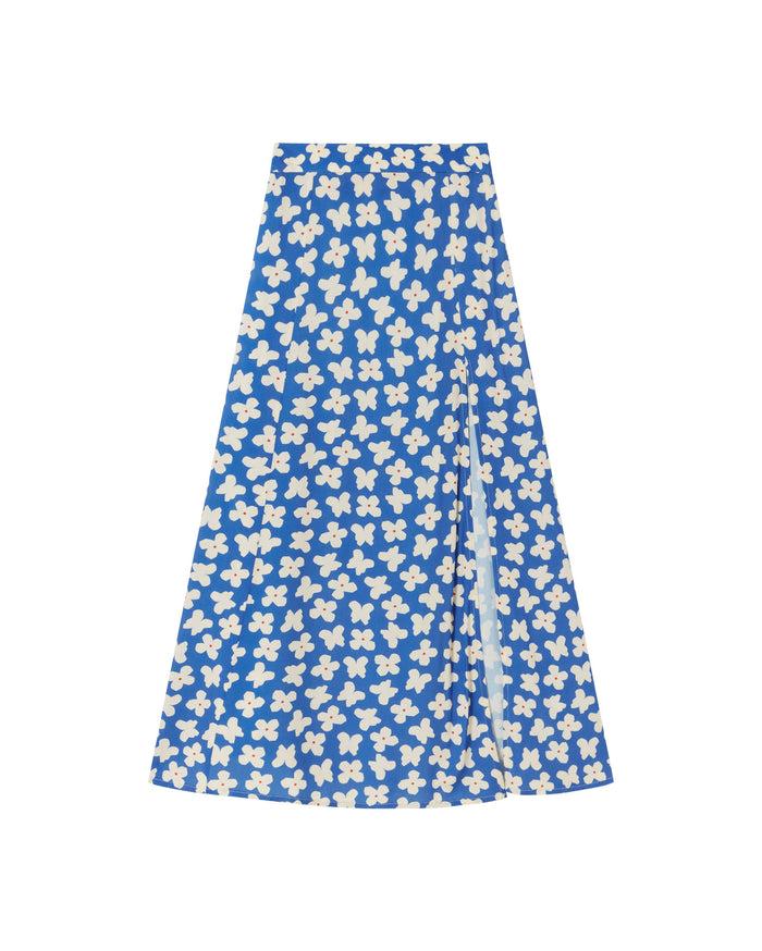 thinking mu Falda azul butterfly Tora